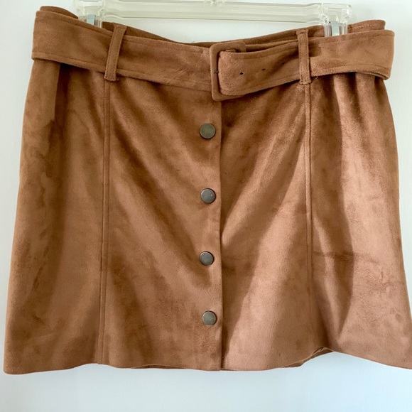 Dresses & Skirts - Suede skirt